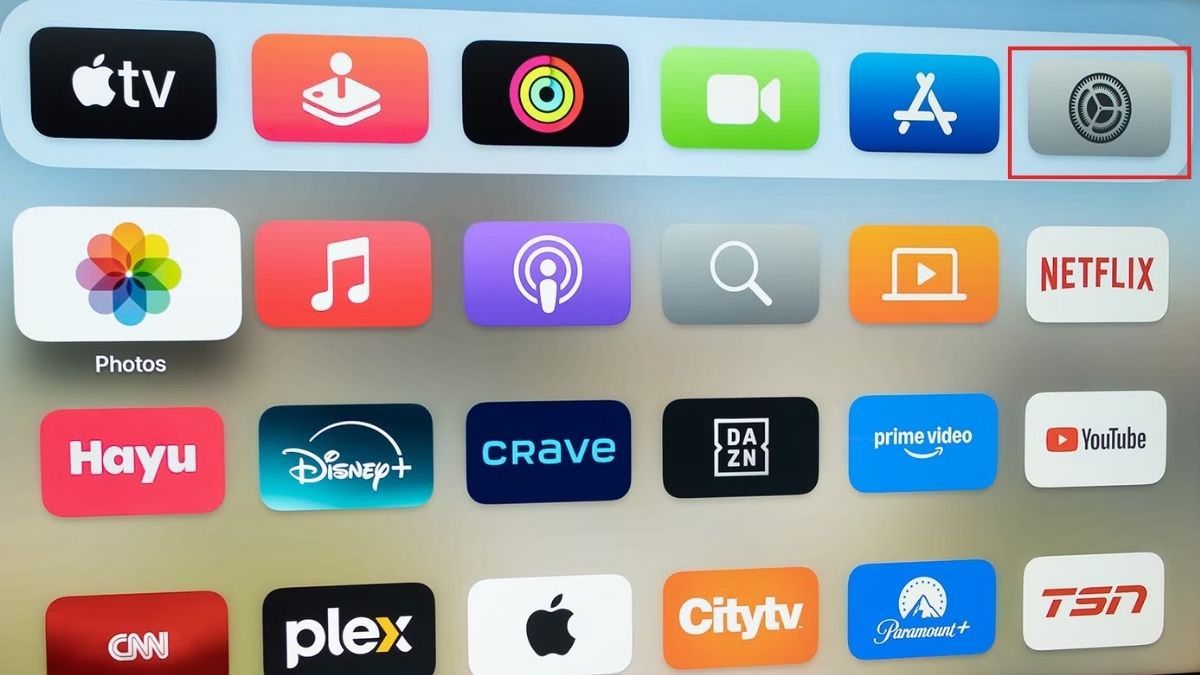 Cách bật HDMI CEC trên Apple TV bước 1