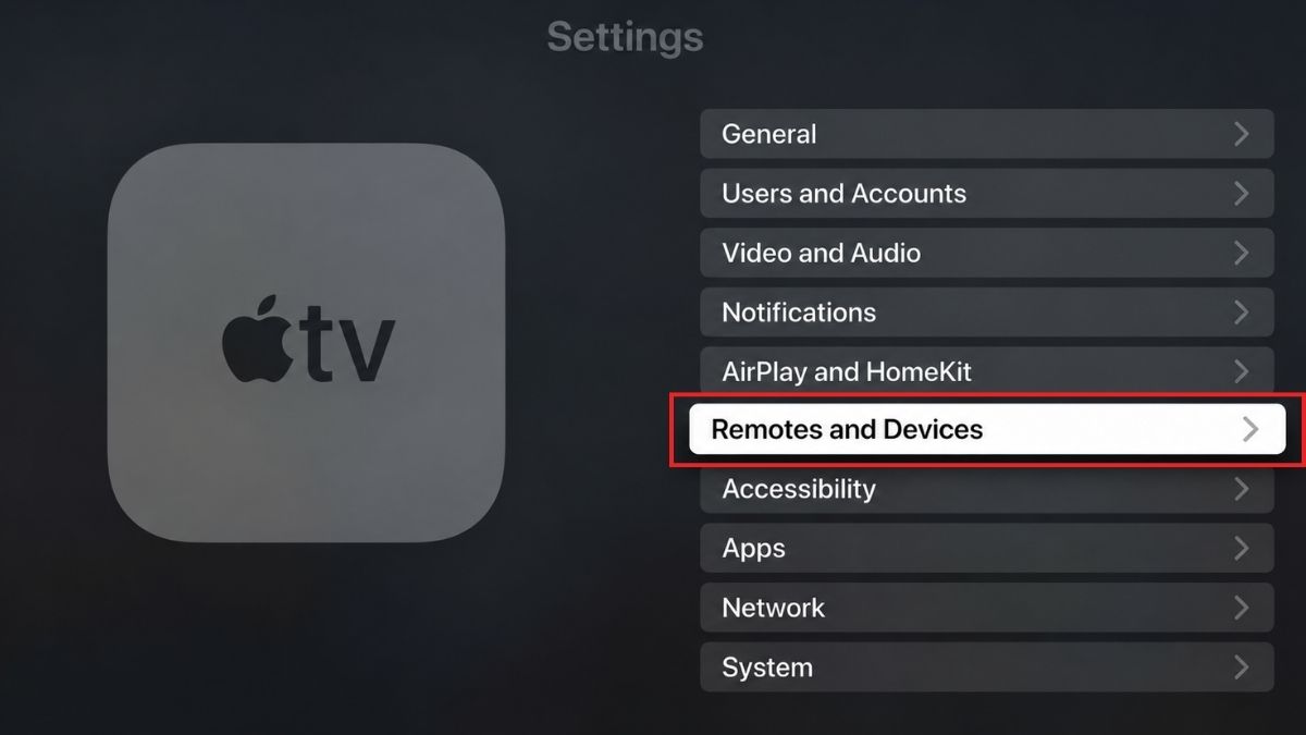 Cách bật HDMI CEC trên Apple TV bước 2
