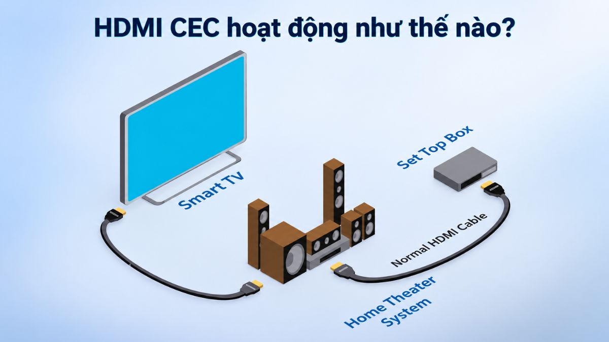 HDMI CEC hoạt động như thế nào?