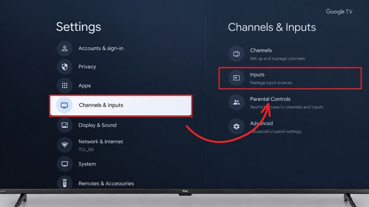 Cách bật HDMI CEC trên Android TV và Google TV bước 2