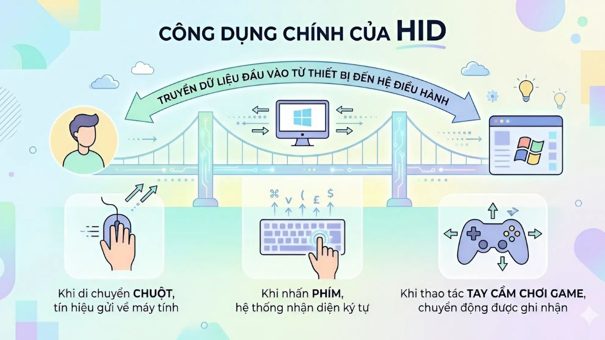 Công dụng chính của HID là gì?