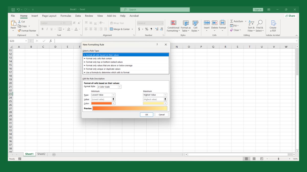Mẹo nâng cao khi highlight hàng trong Excel