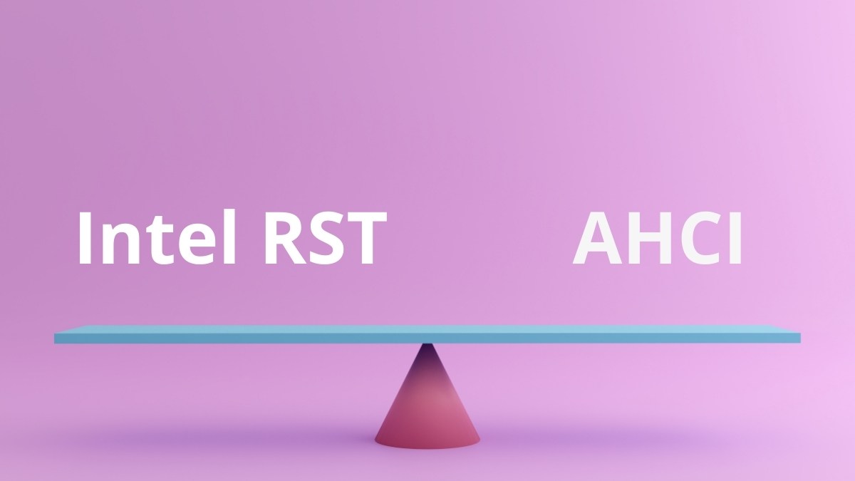 So sánh Intel Rapid Storage Technology với AHCI
