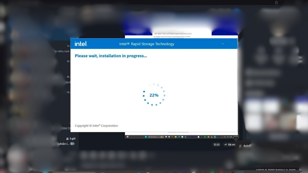 Cách cài đặt Intel Rapid Storage Technology - bước 4