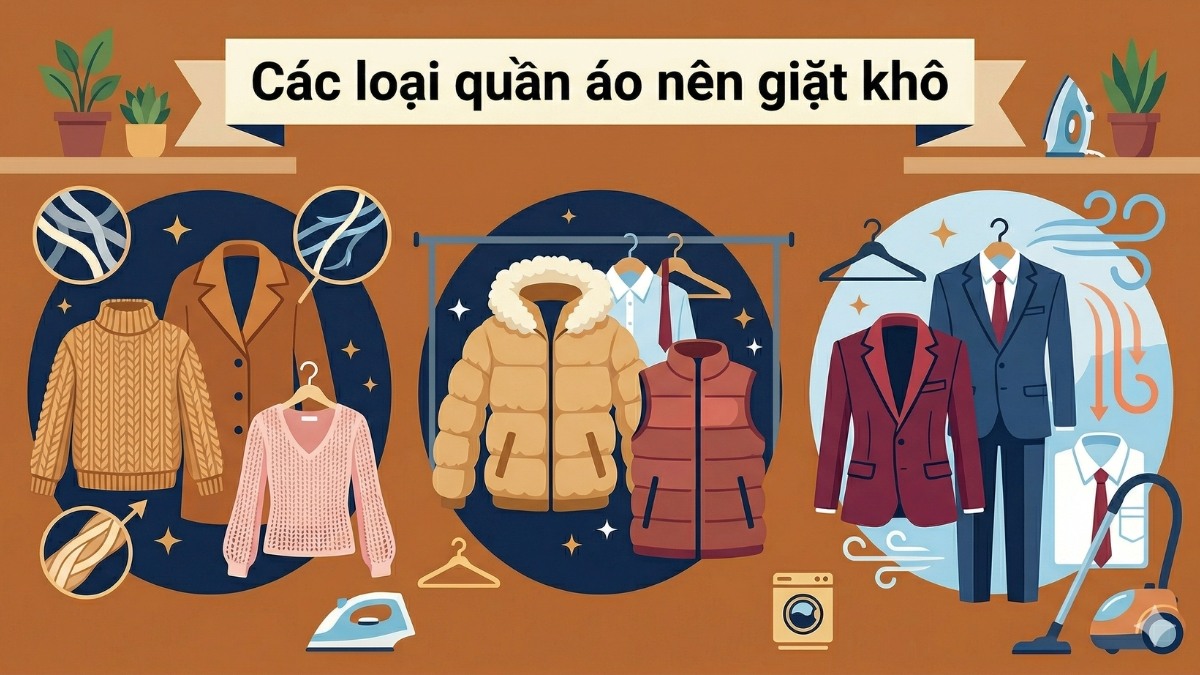 khi nào nên thực hiện cách giặt khô bằng máy giặt