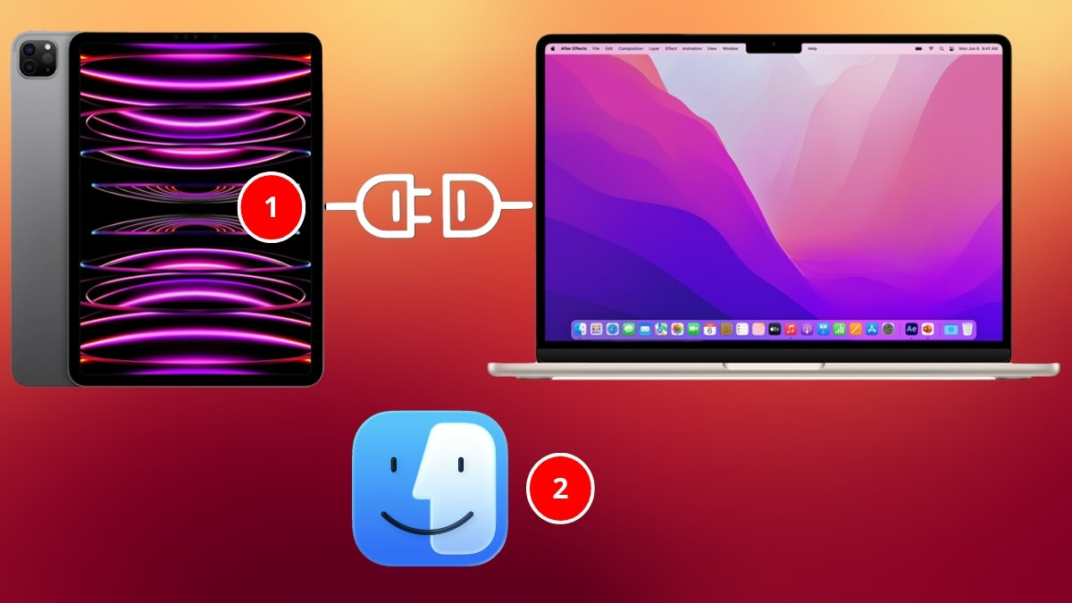 khắc phục lỗi iPad bật nguồn chỉ hiện logo rồi tắt bằng cập nhật bằng finder bước 1