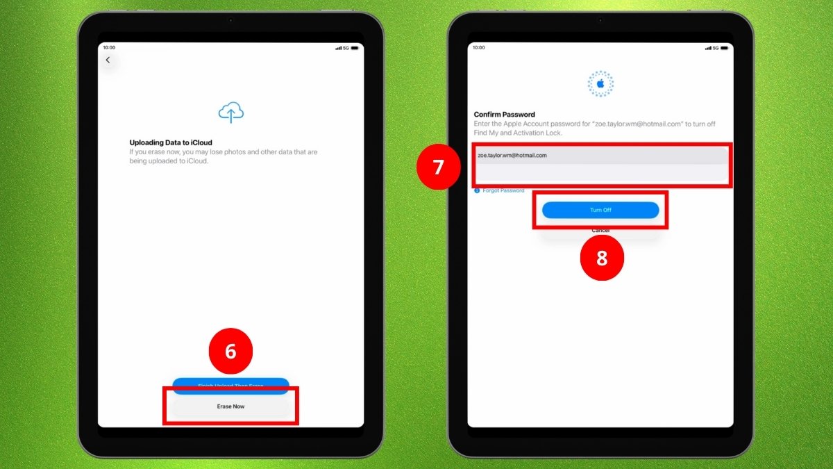 khắc phục iPad bị sọc màn hình bằng khôi phục cài đặt gốc cho ipad bước 3