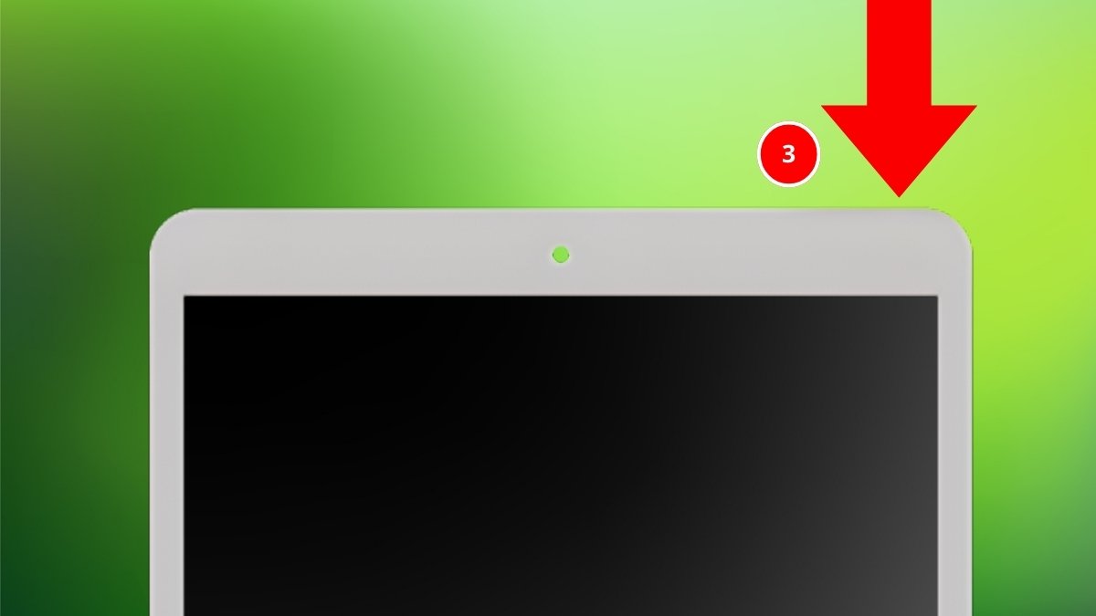 khắc phục iPad bị sọc màn hình bằng khởi động lại với nút home bước 3