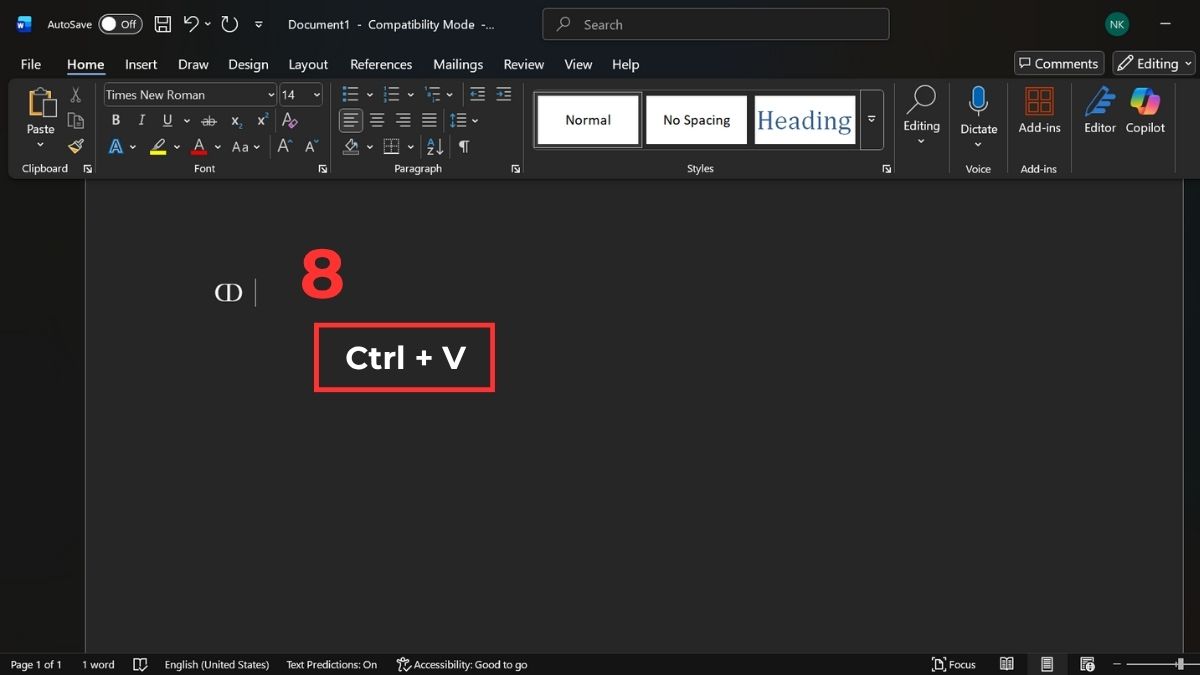 Cách chèn ký tự đặc biệt trong Word bằng character map bước 4
