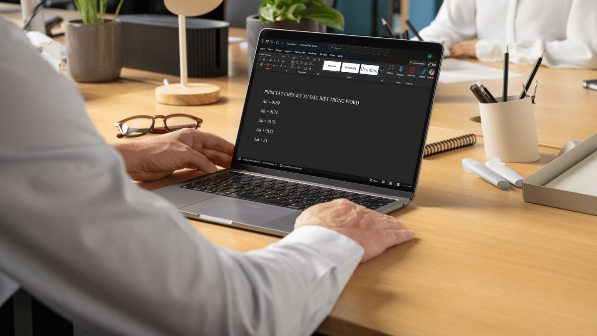 Cách chèn ký tự đặc biệt trong Word bằng phím tắt