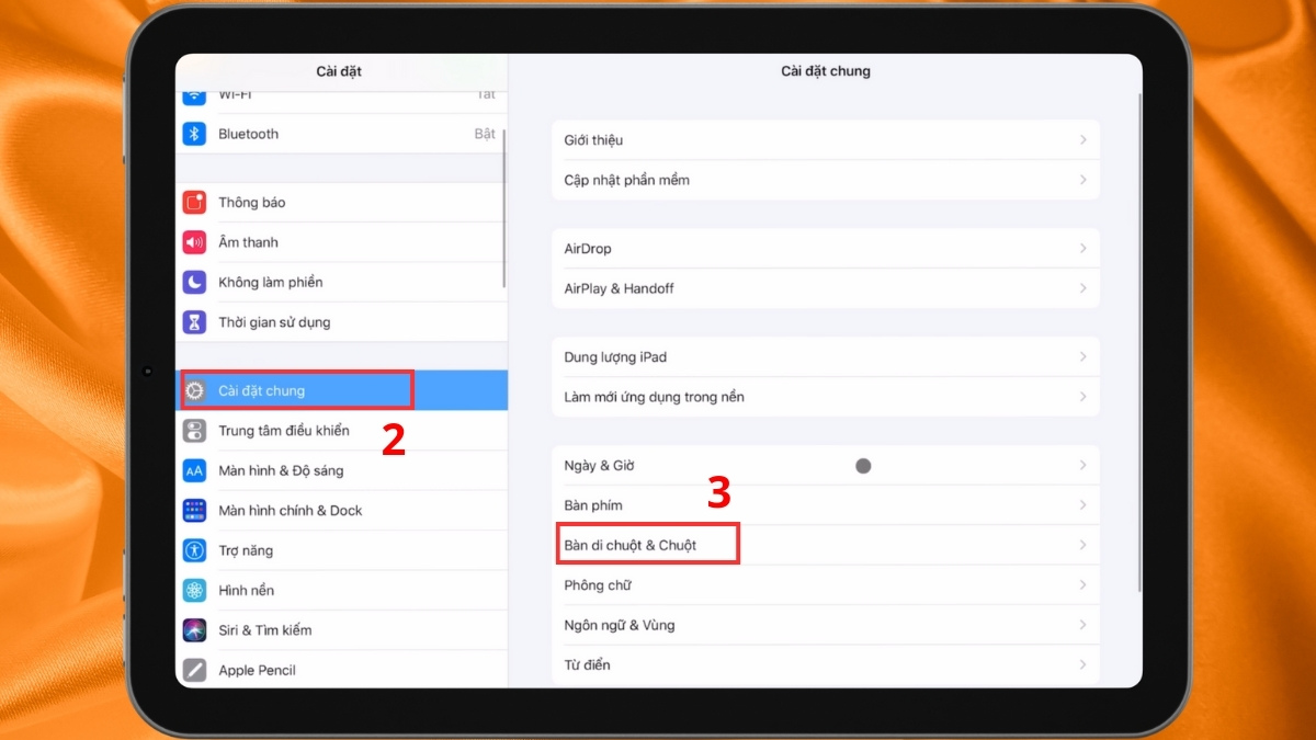 Thay đổi hướng cuộn và tốc độ theo dõi bước 2