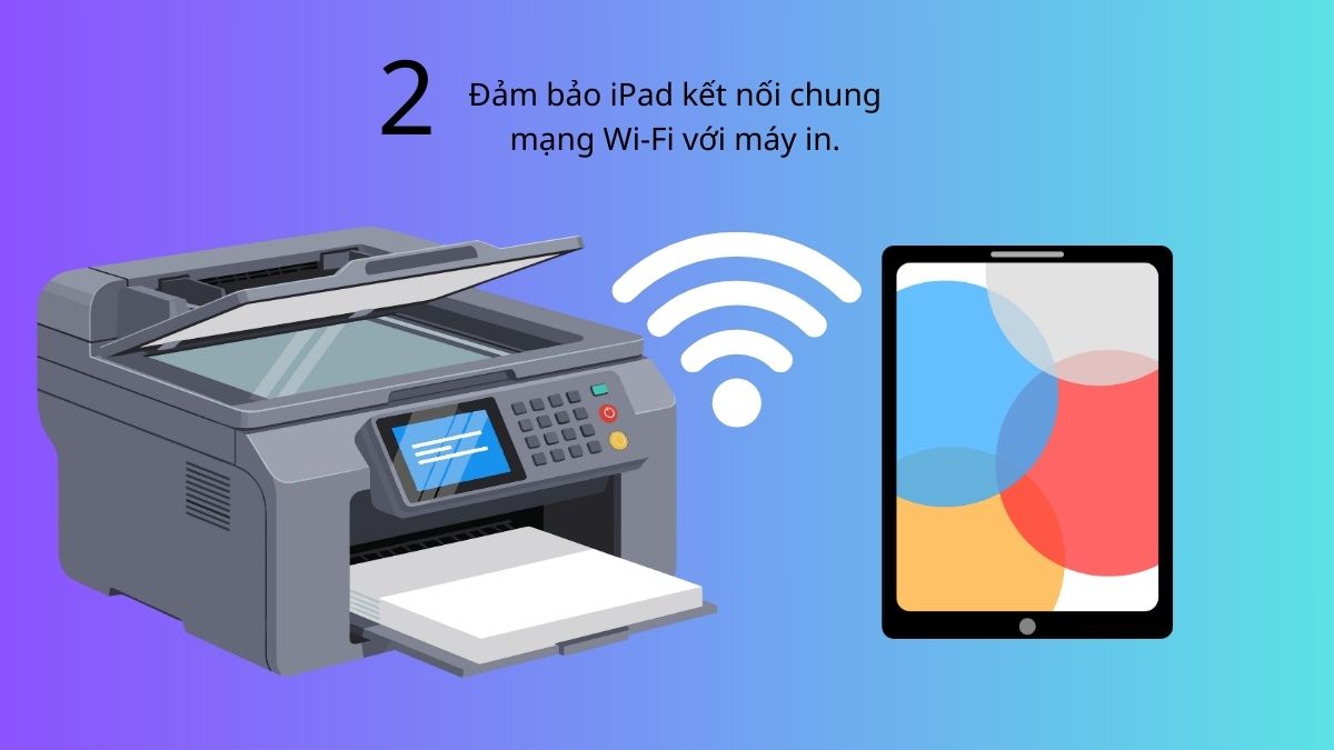 In qua ứng dụng của hãng máy in bước 1 tiếp theo