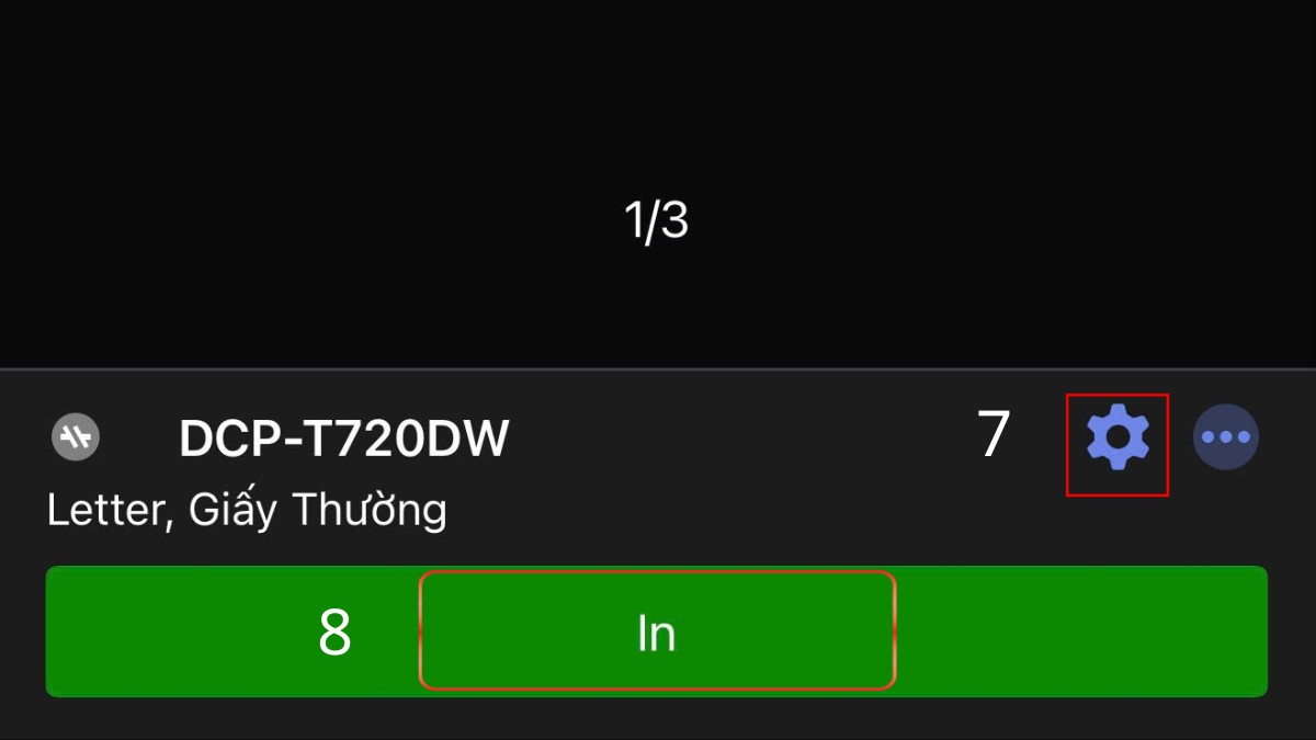 In qua ứng dụng của hãng máy in bước 4