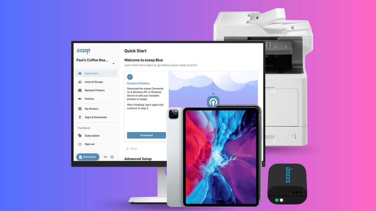 Kết nối iPad với máy in qua USB bằng máy tính làm cầu nối