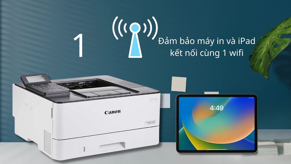 Giải pháp thay thế khi không in được qua USB bằng airprint bước 1