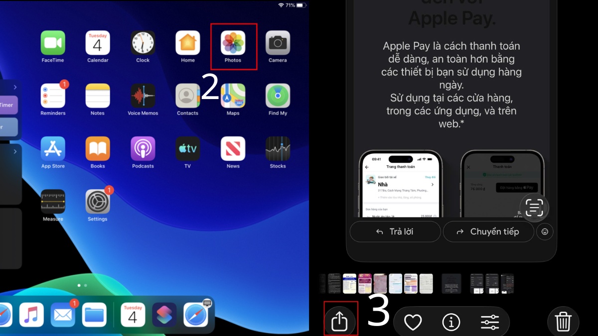 Giải pháp thay thế khi không in được qua USB bằng airprint bước 2