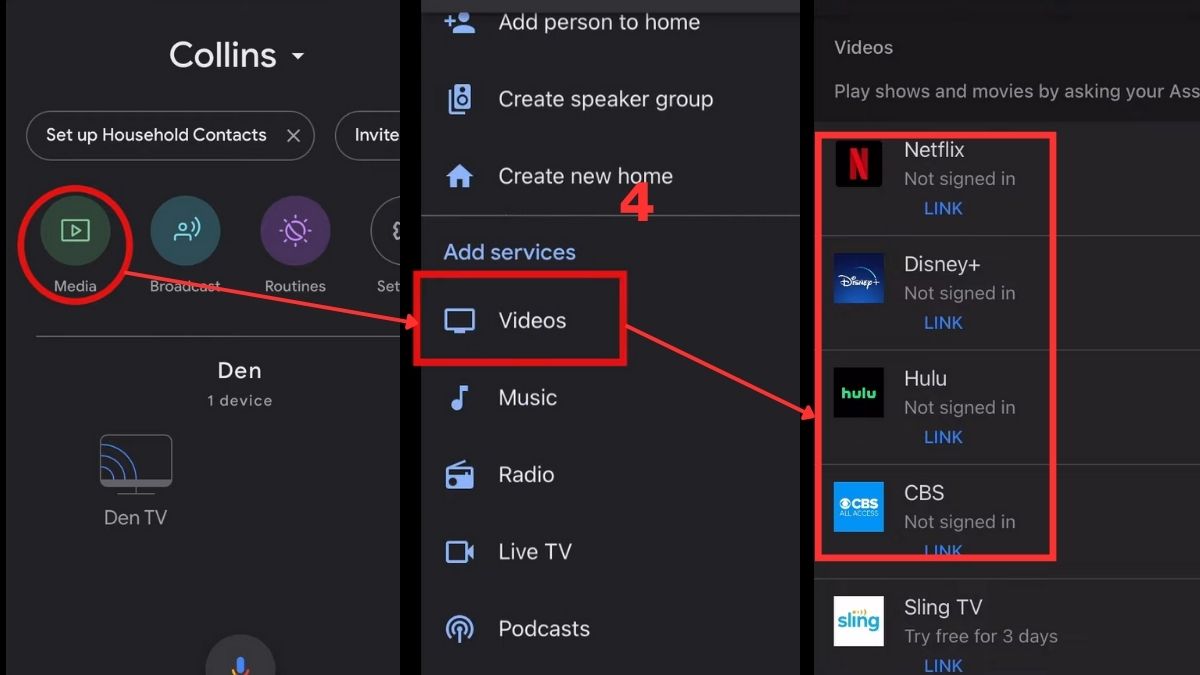 kết nối iPhone với tivi LG không có AirPlay bằngchromecast bước 4