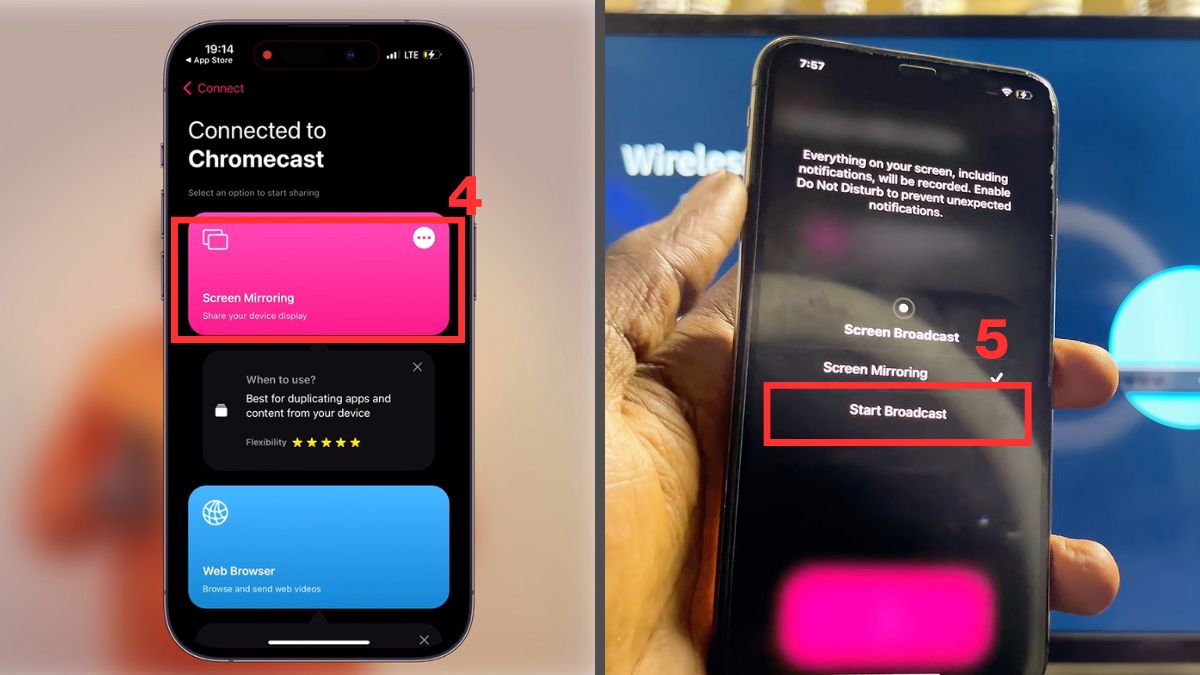 kết nối iPhone với tivi LG không có AirPlay bằng ứng dụng bên thứ ba bước 4