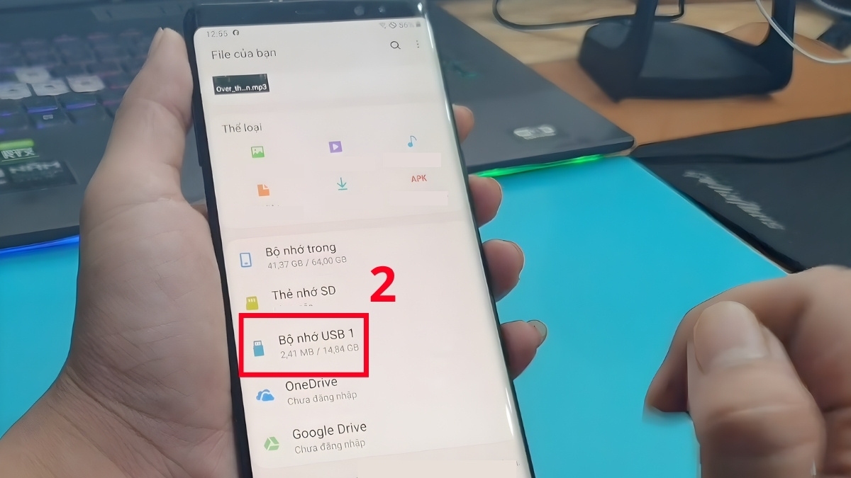 Cách truy cập dữ liệu từ USB bước 2