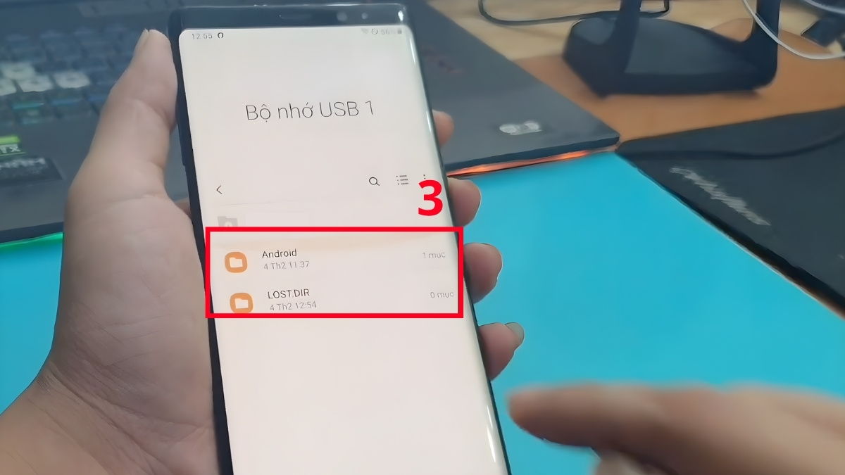 Cách truy cập dữ liệu từ USB bước 3