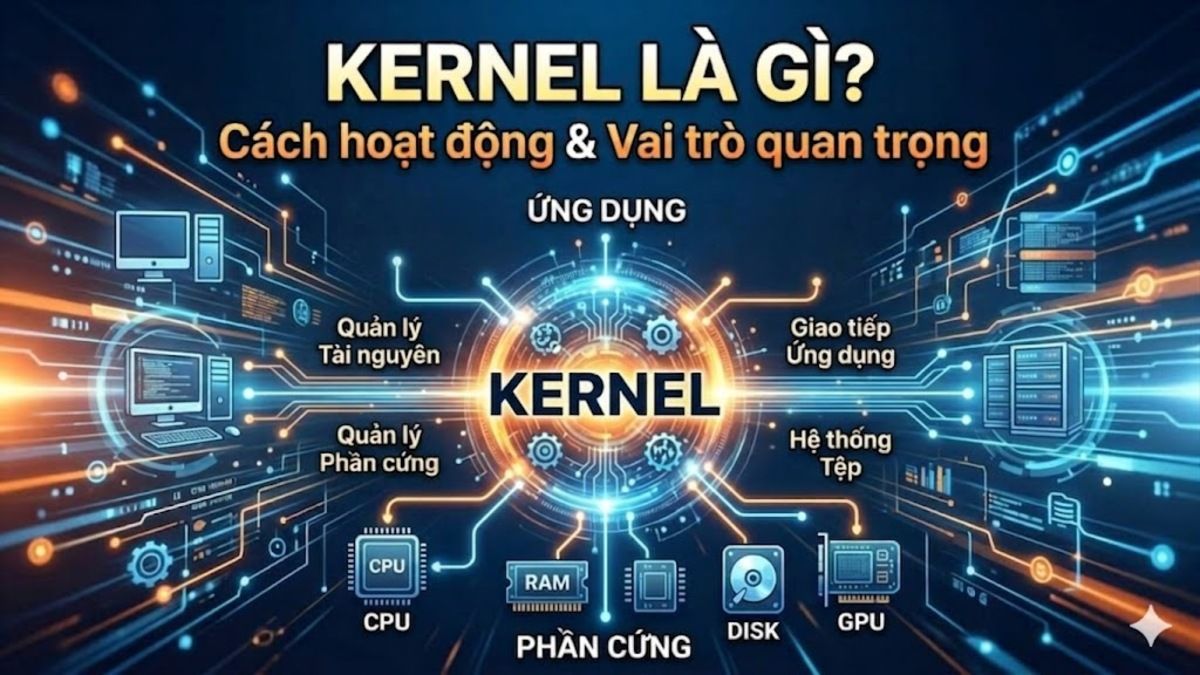 Kernel là gì? Cách hoạt động và vai trò trong hệ điều hành