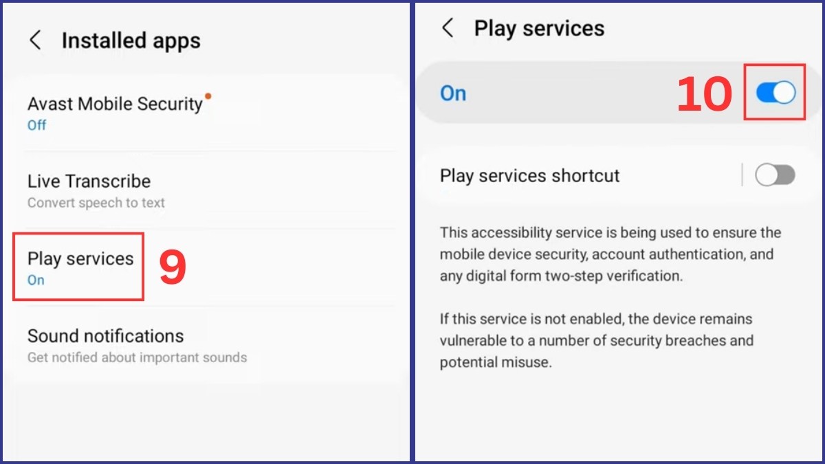 kiểm tra Keylogger trên android bước 2 còn lại