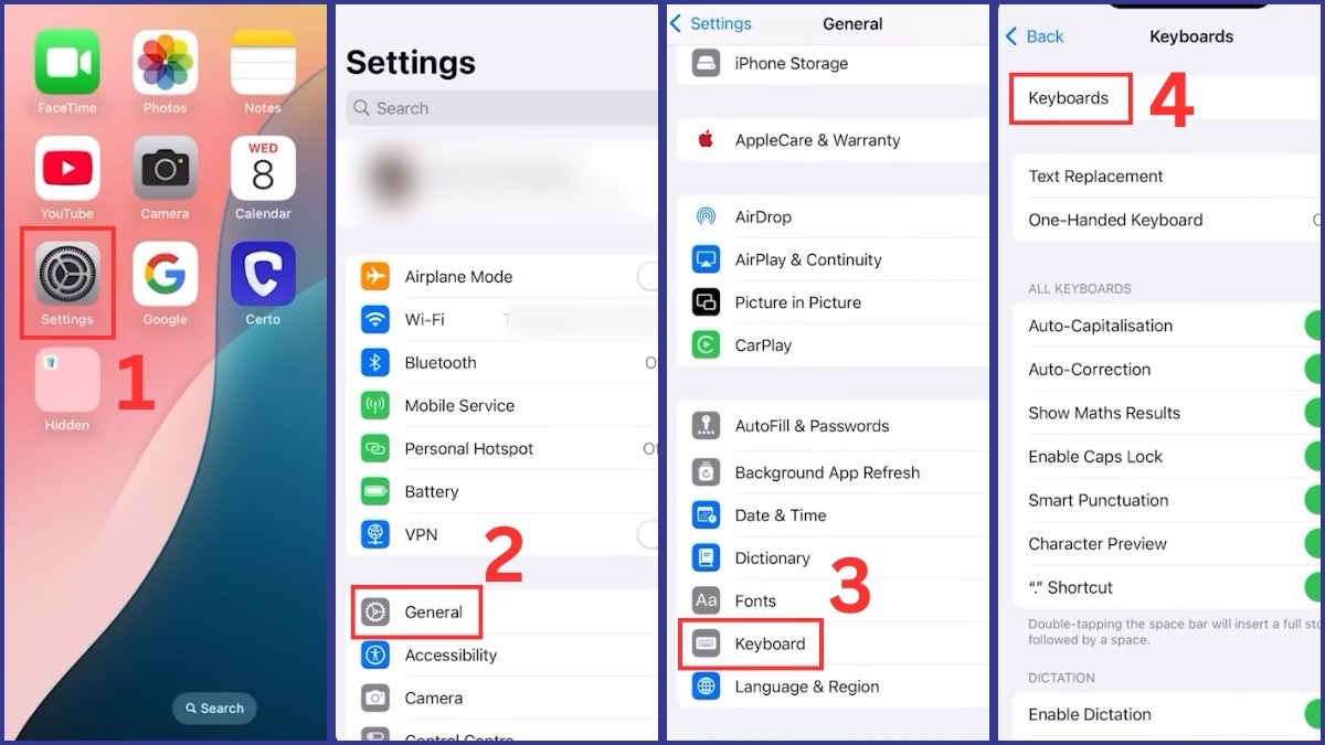 kiểm tra Keylogger trên ios bước 1