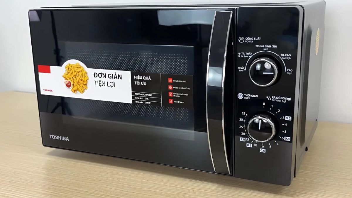 kinh nghiệm mua lò vi sóng - công suất và hiệu quả nấu