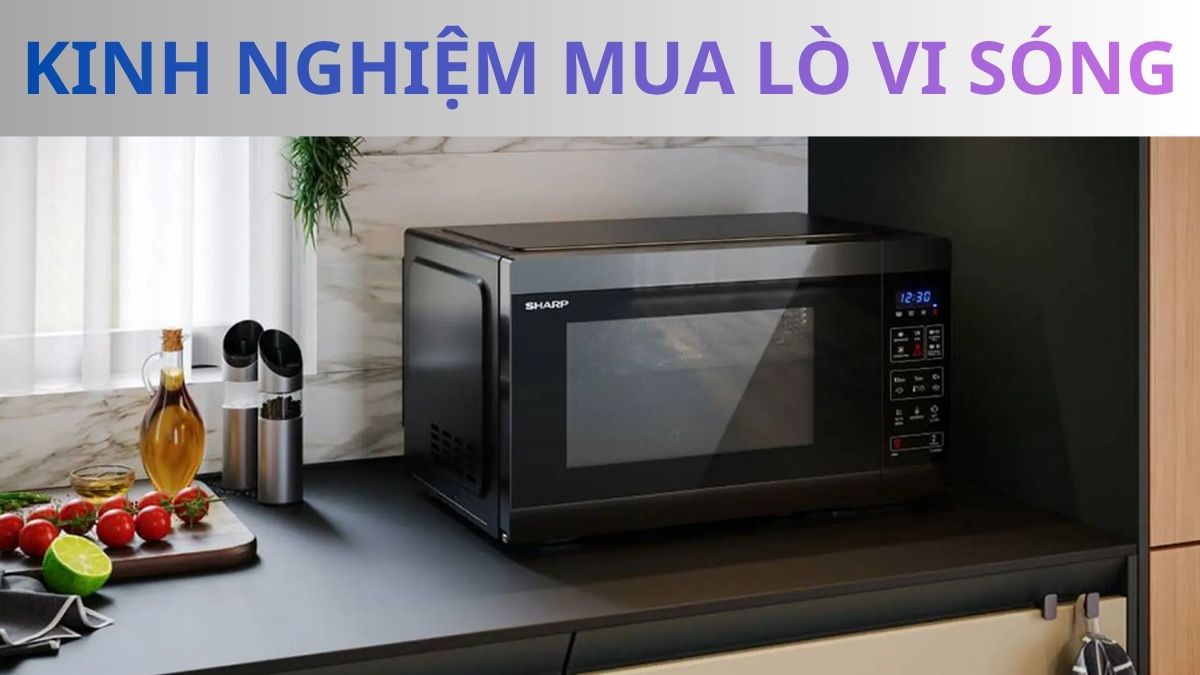 Kinh nghiệm mua lò vi sóng: Hướng dẫn chọn chuẩn từ A-Z