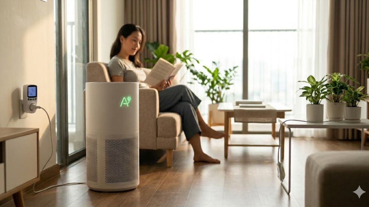 kinh nghiệm mua máy lọc không khí theo tiêu chí - tiêu thụ điện năng