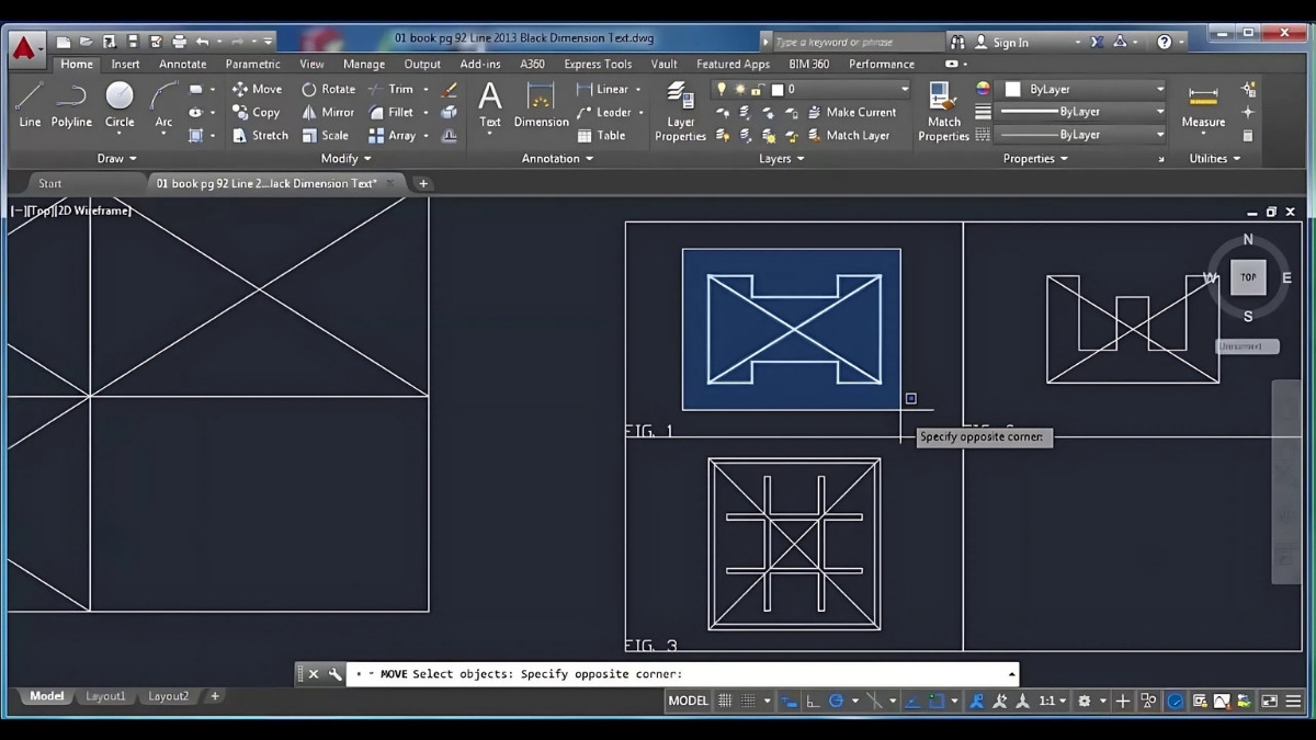 Ứng dụng của lệnh di chuyển trong cad trong thực tế