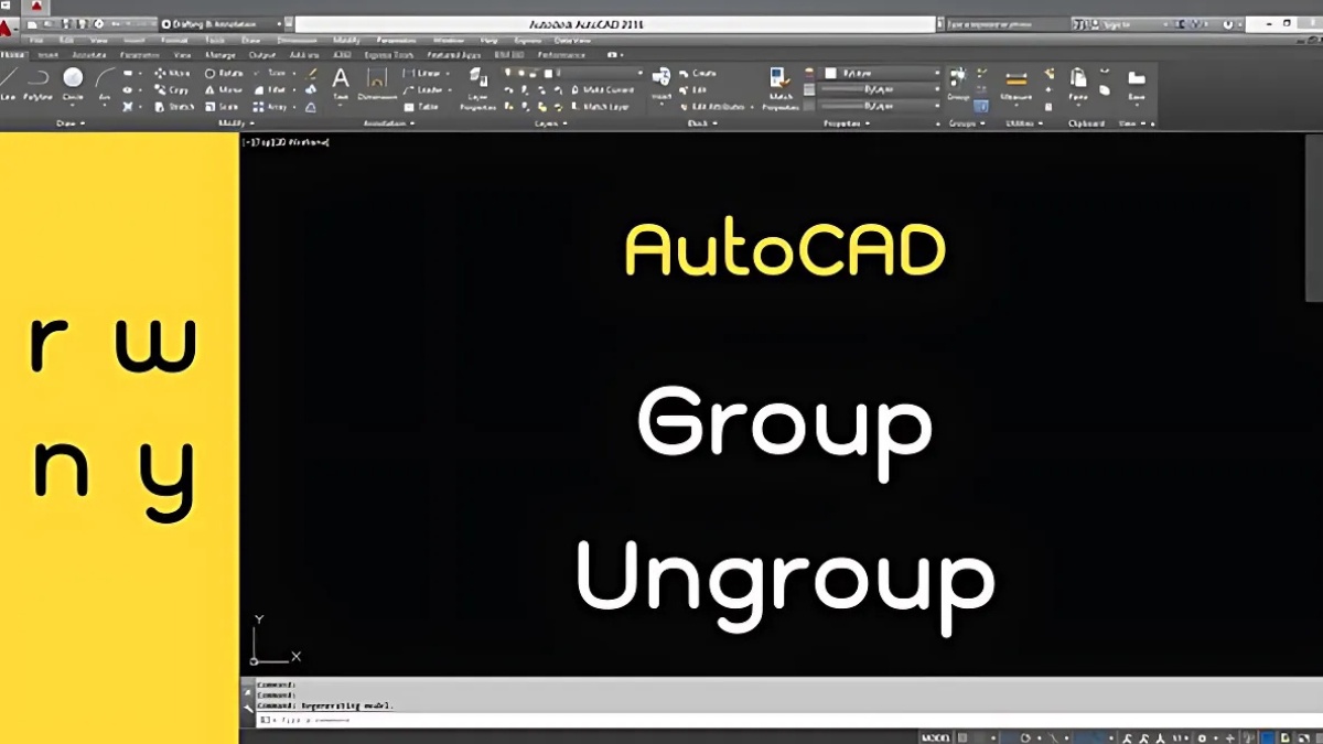Lệnh Group trong CAD mang lại lợi ích gì?