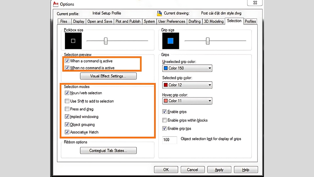 Cách sử dụng lệnh Group trong Autocad - bước 3