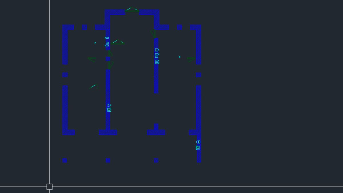 Cách dùng lệnh Layiso ẩn hiện layer trong AutoCAD - bước 2
