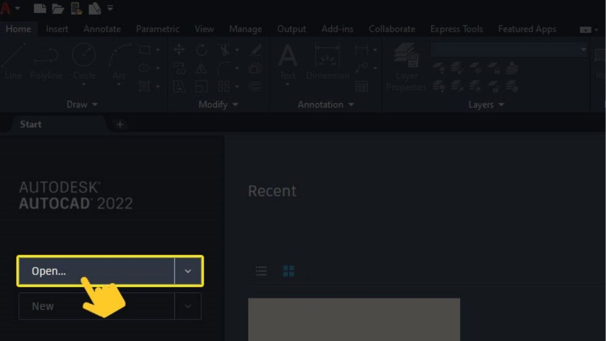 Hướng dẫn cách sử dụng lệnh Ungroup trong CAD - bước 1
