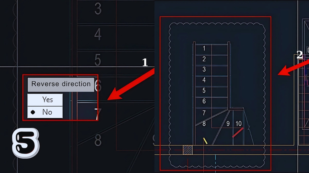 Hướng dẫn cách dùng lệnh vẽ đám mây trong CAD từ 1 reactag bước 5
