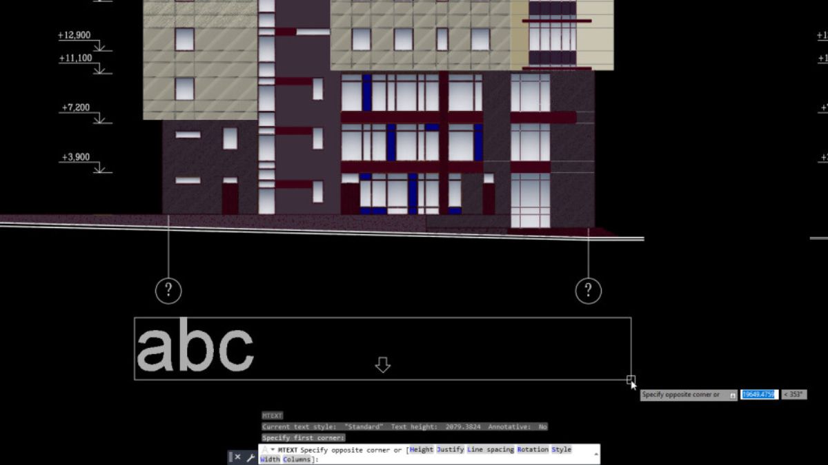 Các lệnh viết chữ phổ biến trong CAD