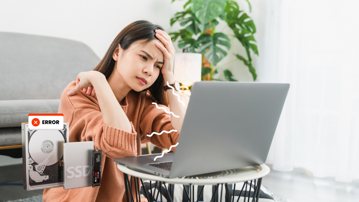 Dấu hiệu nhận biết ổ cứng bị lỗi