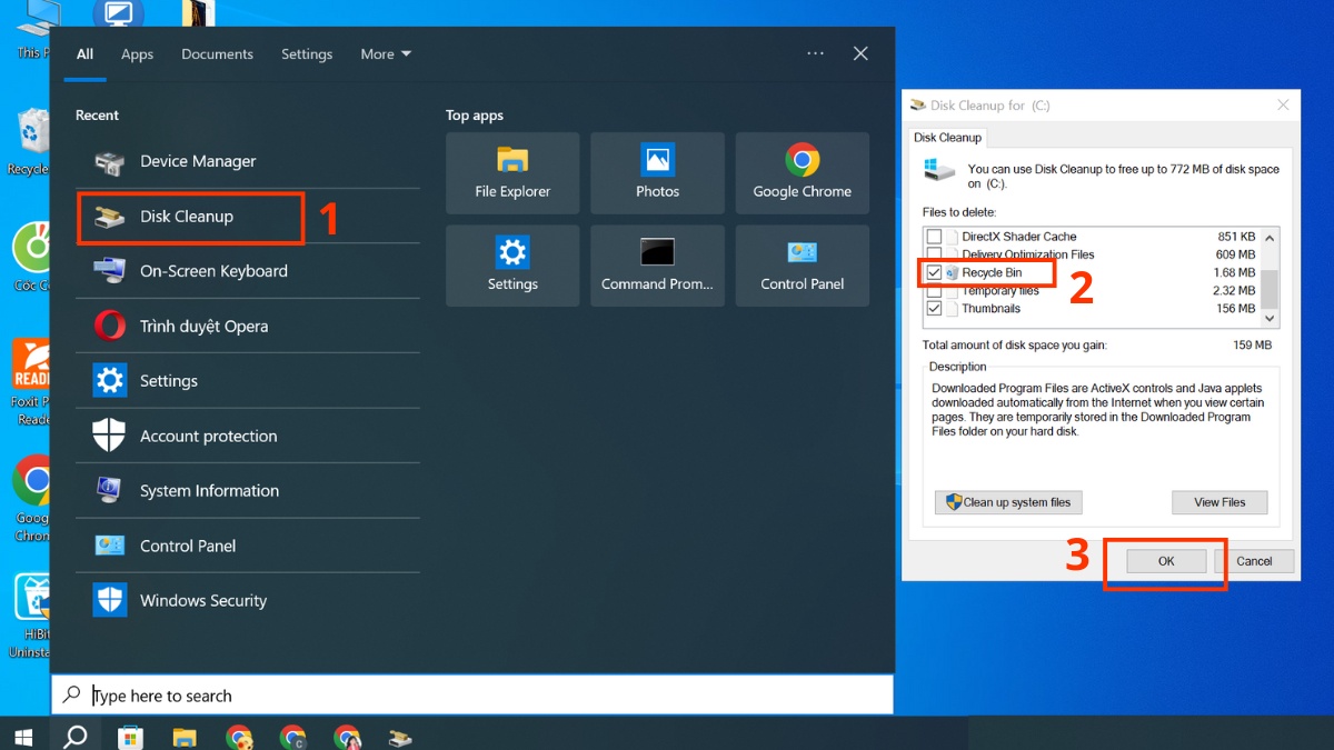sửa Lỗi ổ cứng đầy (ổ C bị đầy dù không cài gì)