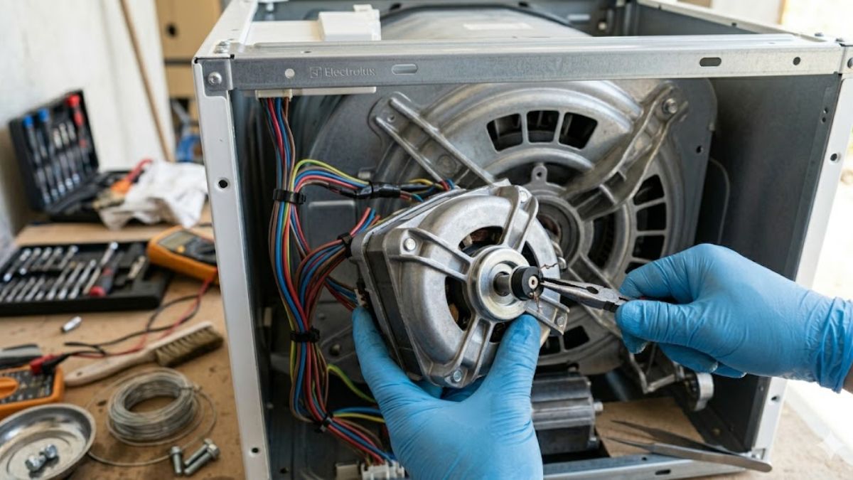 Hướng dẫn chi tiết cách sửa lỗi E52 máy giặt Electrolux bước 1