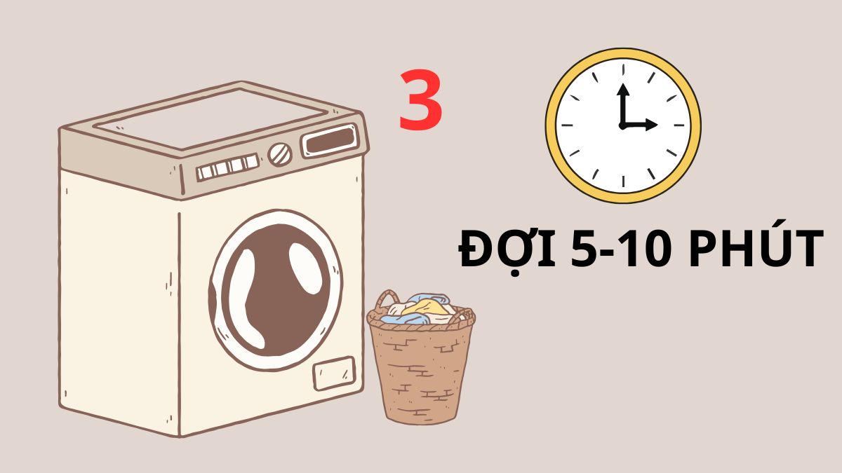 Cách khắc phục lỗi E63 máy giặt Toshiba bằng cách reset máy bước 3