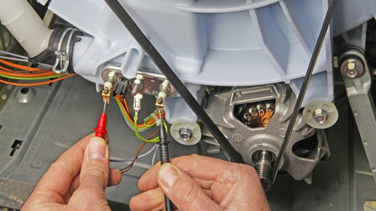 Kiểm tra motor máy giặt