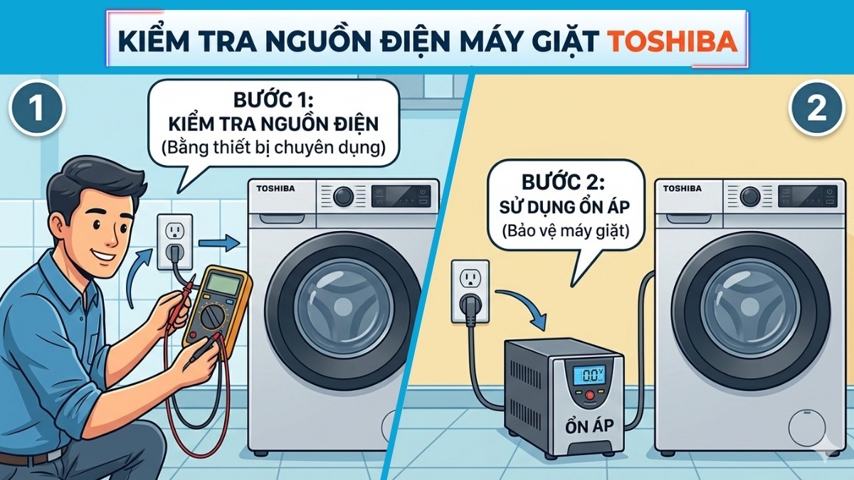 Kiểm tra nguồn điện