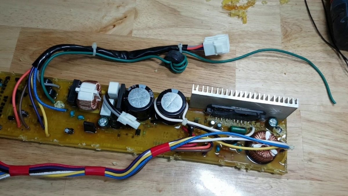 Cách sửa lỗi E9 40 máy giặt Sanyo - thay thế IC