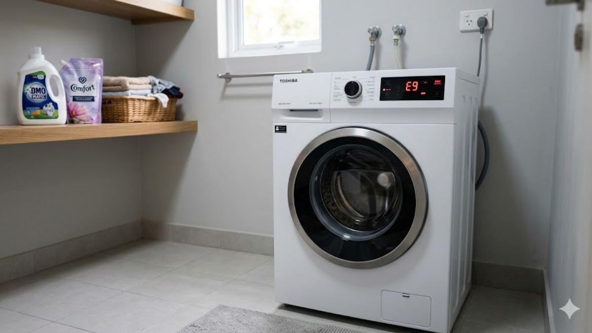 Lỗi E9 máy giặt Toshiba là gì?