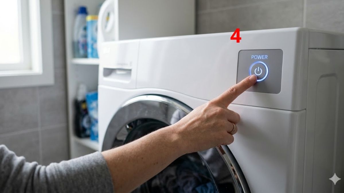 Cách kiểm tra và sửa lỗi ED máy giặt Aqua bằng cách reset máy giặt aqua bước 4