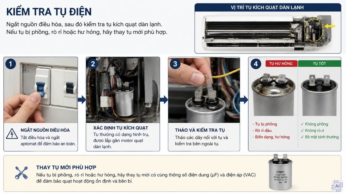 Cách khắc phục lỗi F6 điều hòa Nagakawa
