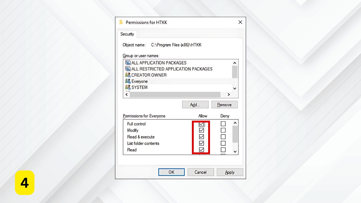 cách sửa lỗi htkk tự thoát trên win 10 - bước 4