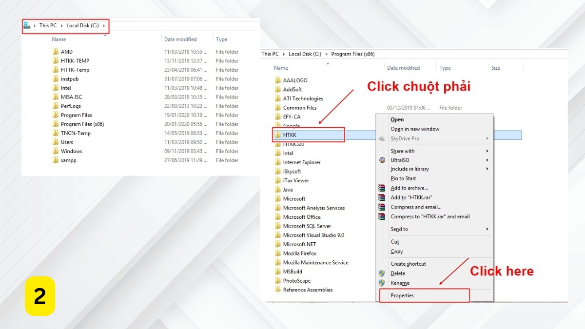 Cách khắc phục lỗi HTKK trên Win 10 - bước 2