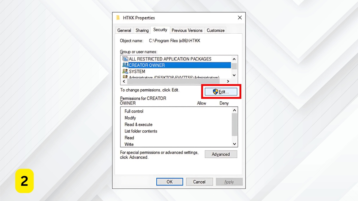 cách sửa lỗi htkk tự thoát trên win 10 - bước 2